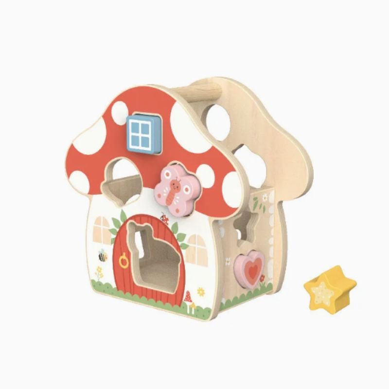 Houten Paddenstoel Vormensorteer Huis - Twindle
