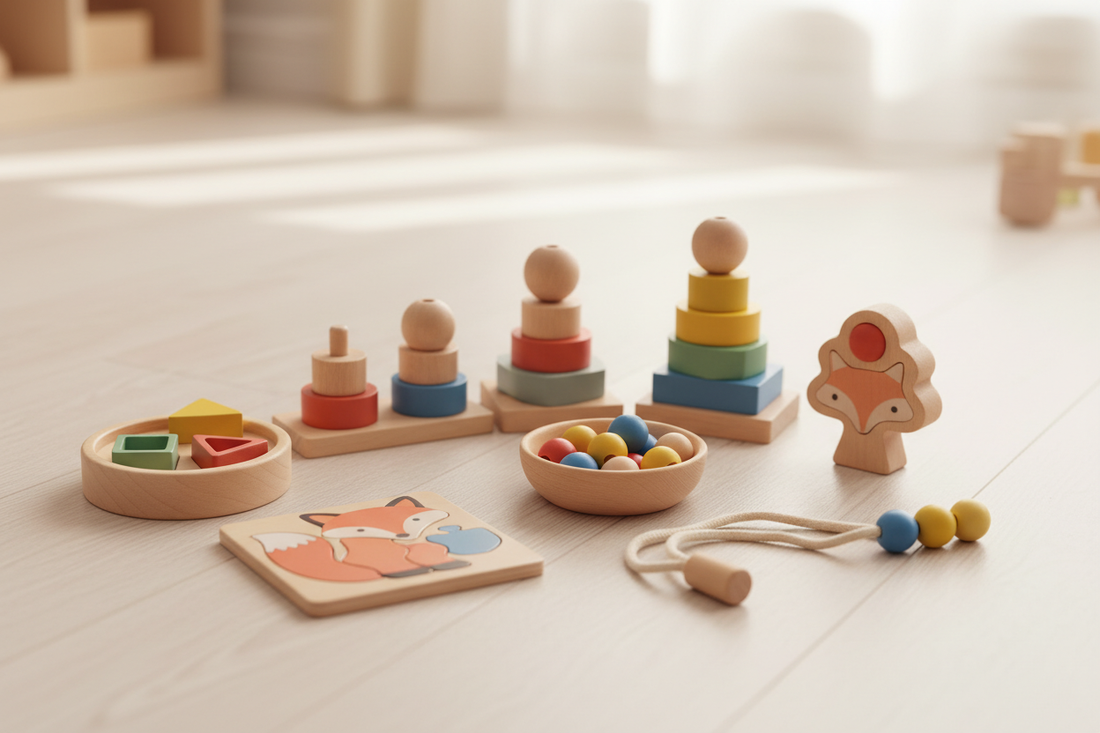 Wat is Montessori-speelgoed voor baby’s en waarom werkt het zo goed?