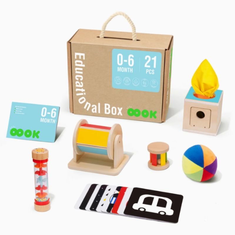 Educatieve Box 0–6 Maanden (21 - delig) - Twindle