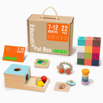 Educatieve Box 7–12 Maanden (22 - delig) - Twindle