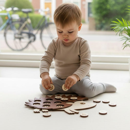 Houten egel tel spel - Twindle