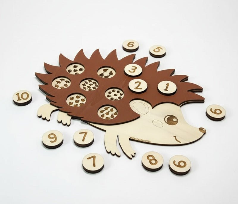 Houten egel tel spel - Twindle