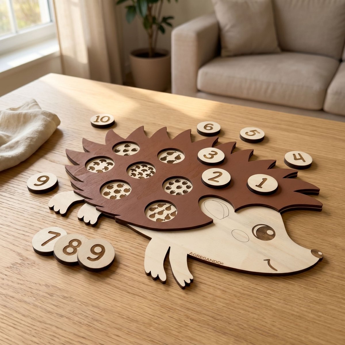 Houten egel tel spel - Twindle