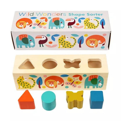 Houten Wild Wonders Shape sorter - Twindle