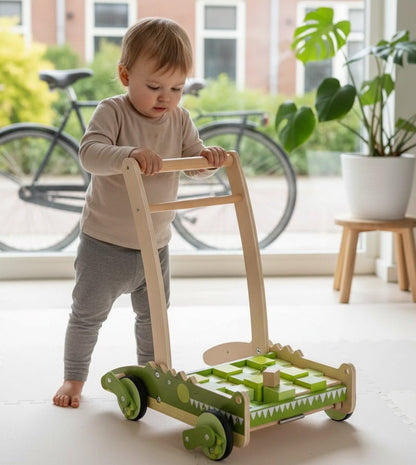 Krokodil loopwagen - Twindle