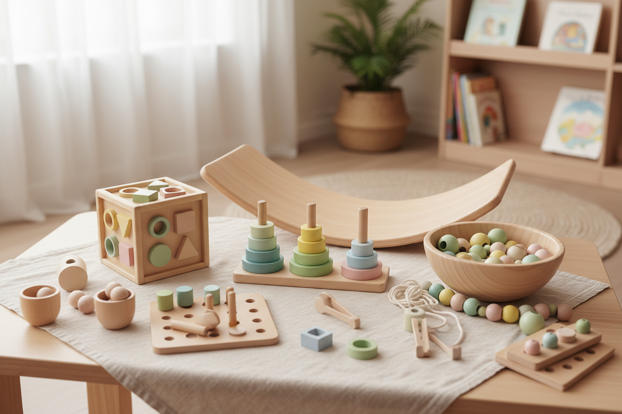 Motorisch montessori speelgoed
