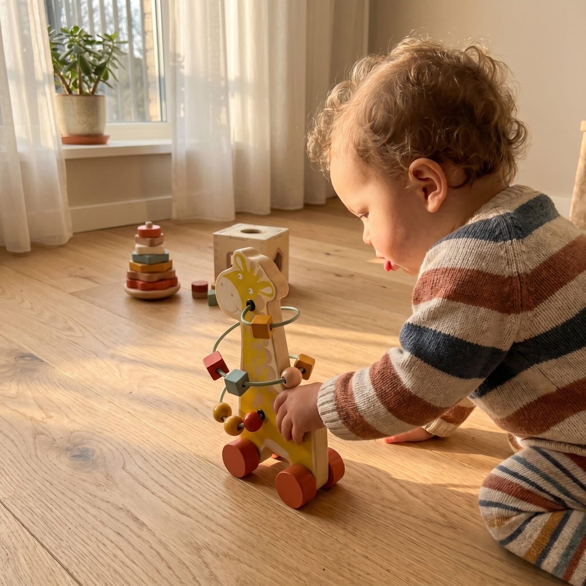 Twindle Montessori Speelset — 3 houten spellen vanaf 1 jaar - Twindle