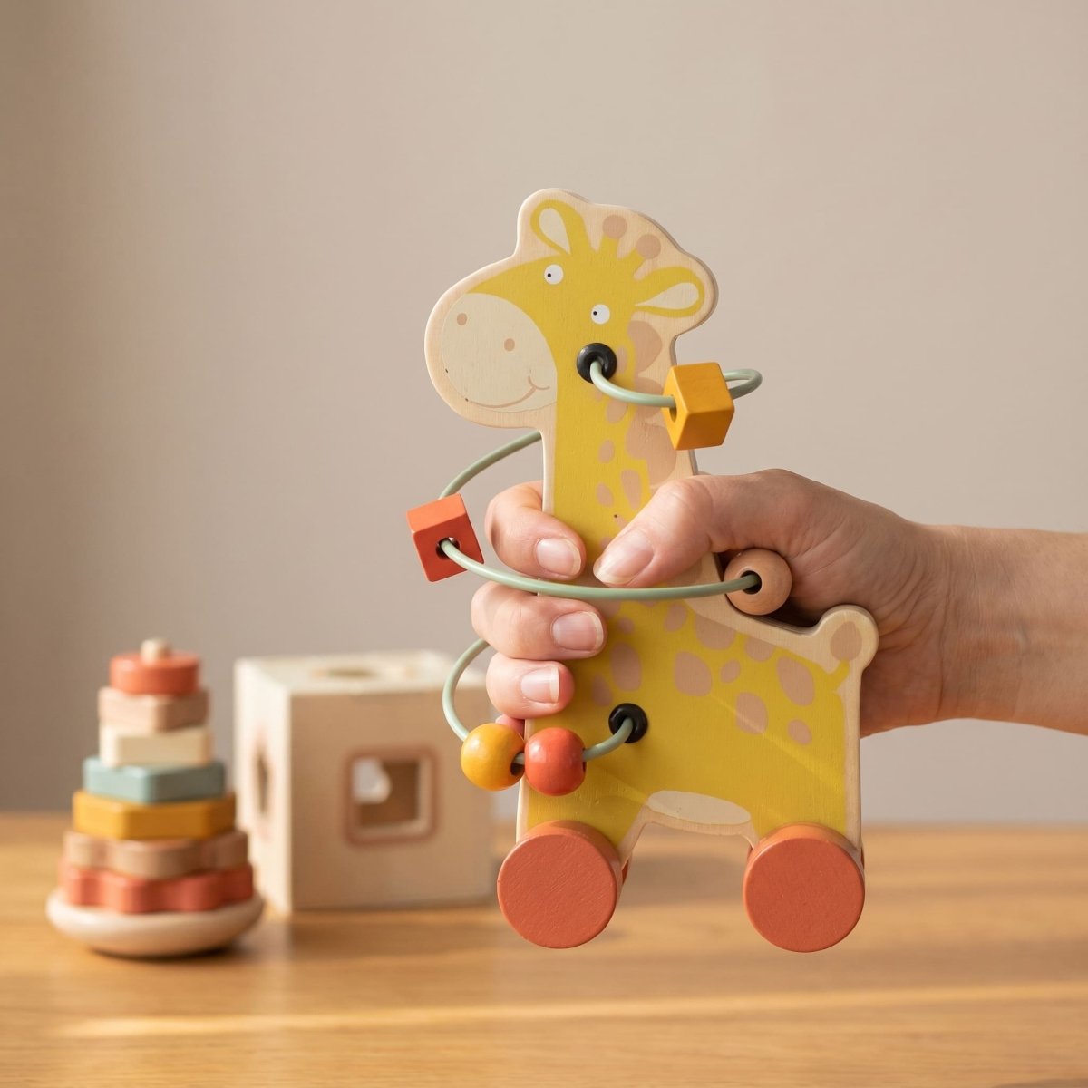 Twindle Montessori Speelset — 3 houten spellen vanaf 1 jaar - Twindle
